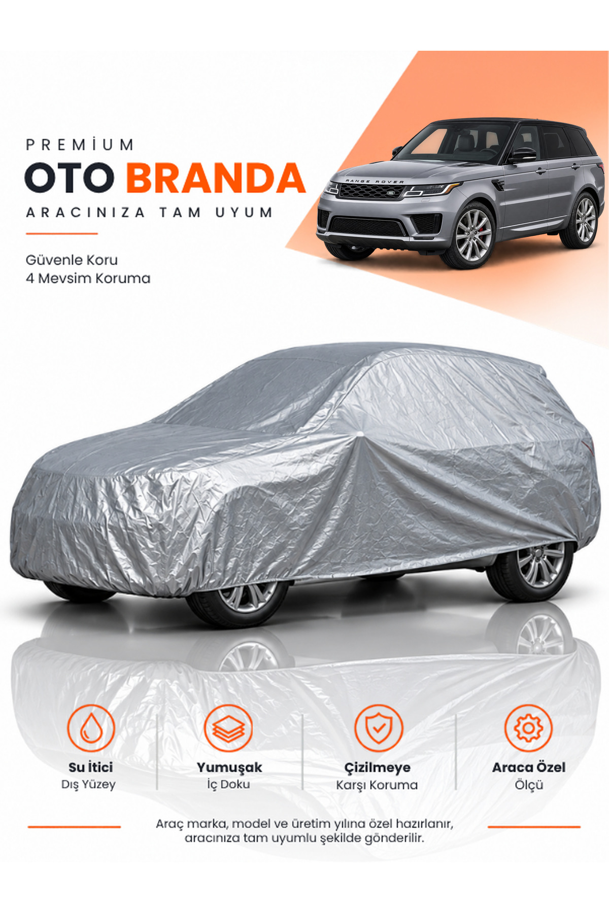 LAND ROVER RANGE ROVER SPORT (2022-2026) SUV Uyumlu Araba Brandası Oto Branda Araba Örtüsü