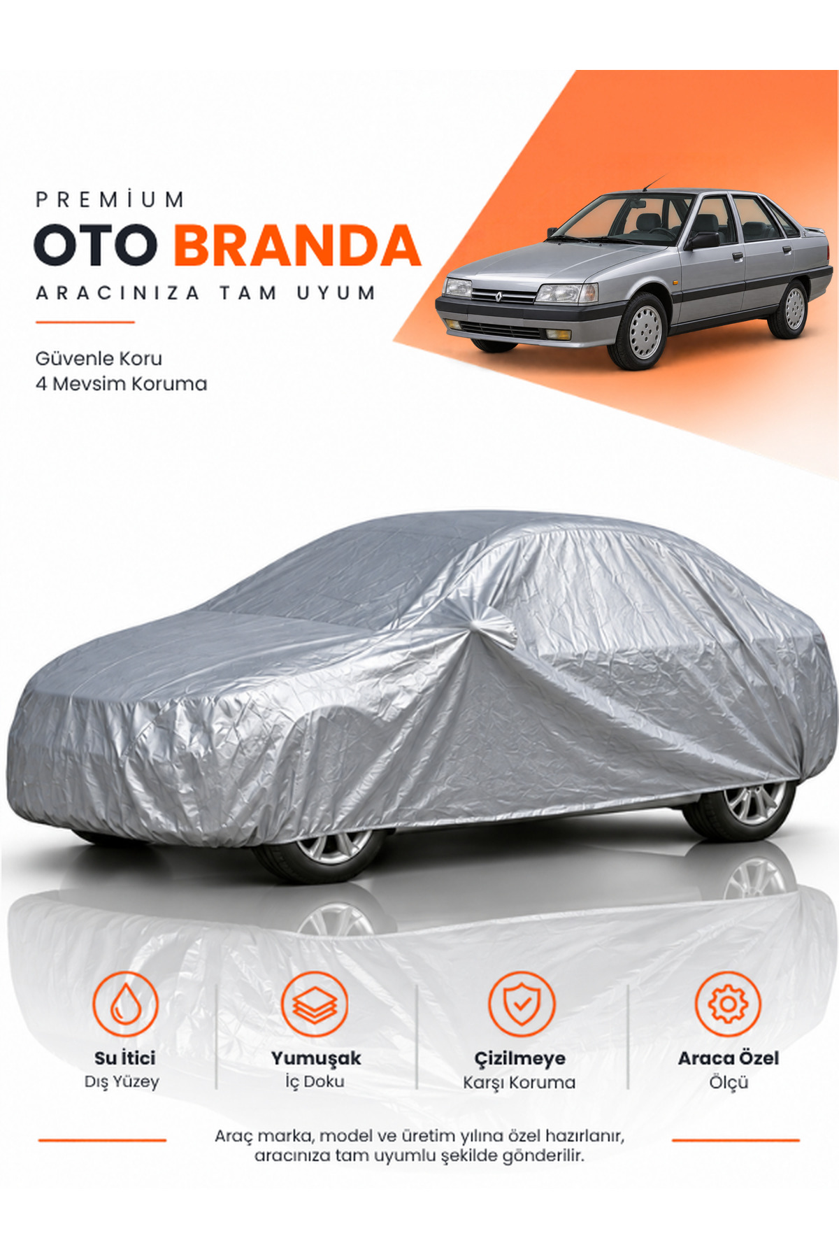 RENAULT 21 (1986-1994) SEDAN Uyumlu Araba Brandası Oto Branda Araba Örtüsü Araç Çadırı